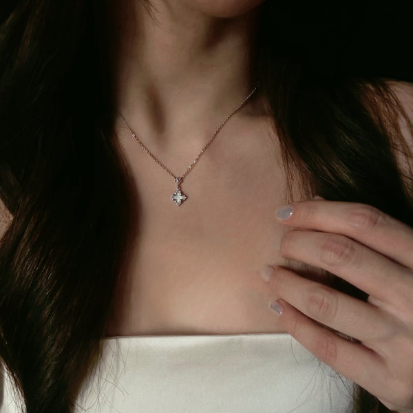LEILA MOTHER-OF PEARL NECKLACE (S925)