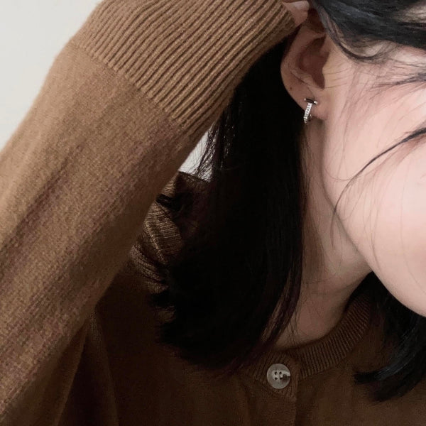 JARDIN EARRINGS IN SILVER