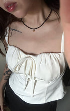 Load image into Gallery viewer, BLACK CHOKER CROSS BEADS NECKLACE IN GOLD
