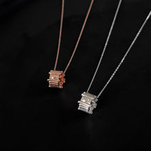 Load and play video in Gallery viewer, AURELIE NECKLACE - PINK GOLD
